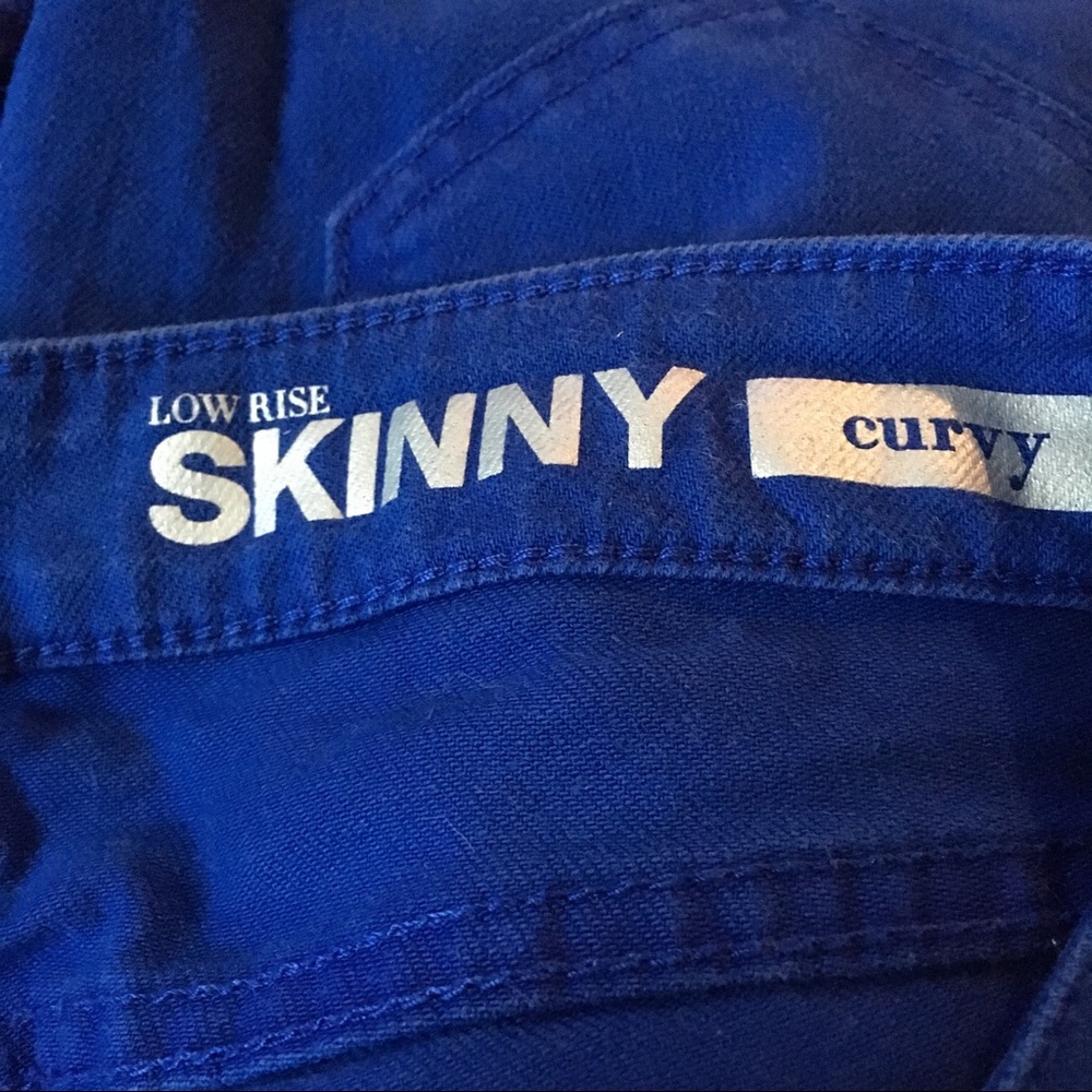 New York and Company Blue Curvy Skinny Jeans - Picture 5 of 7